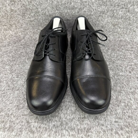 ✅Nunn Bush Melvin Street Oxfords Mens 13M Black Leather Cap-Toe KORE Technology - Picture 5 of 12